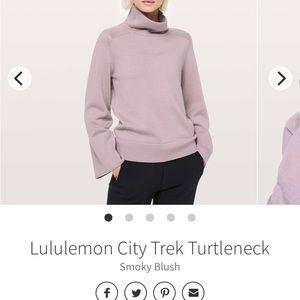 Lululemon City Trek Turtleneck size 8